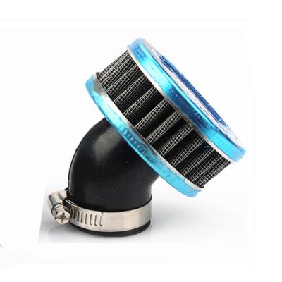 4 STÜCKE 42mm Fase Edelstahl Motorrad ATV Roller Luftfilter Ansaugfilter Reiniger