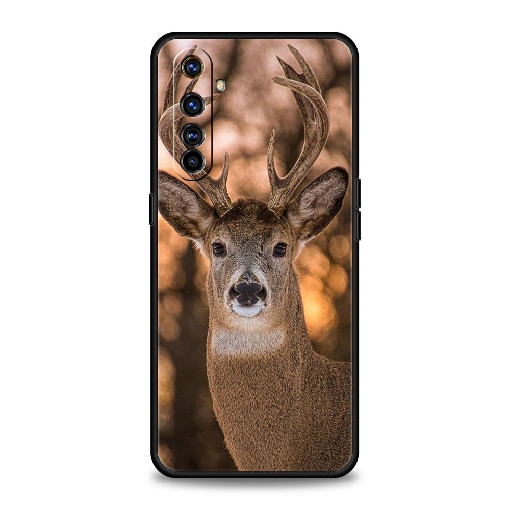 Deer Hunting Camo For Realme GT Neo 2 3 3T Phone Case For Realme 11 10 9 8 5G 7 6 GT2 Pro Plus C21 C11 C25 C35 Silicone Cover