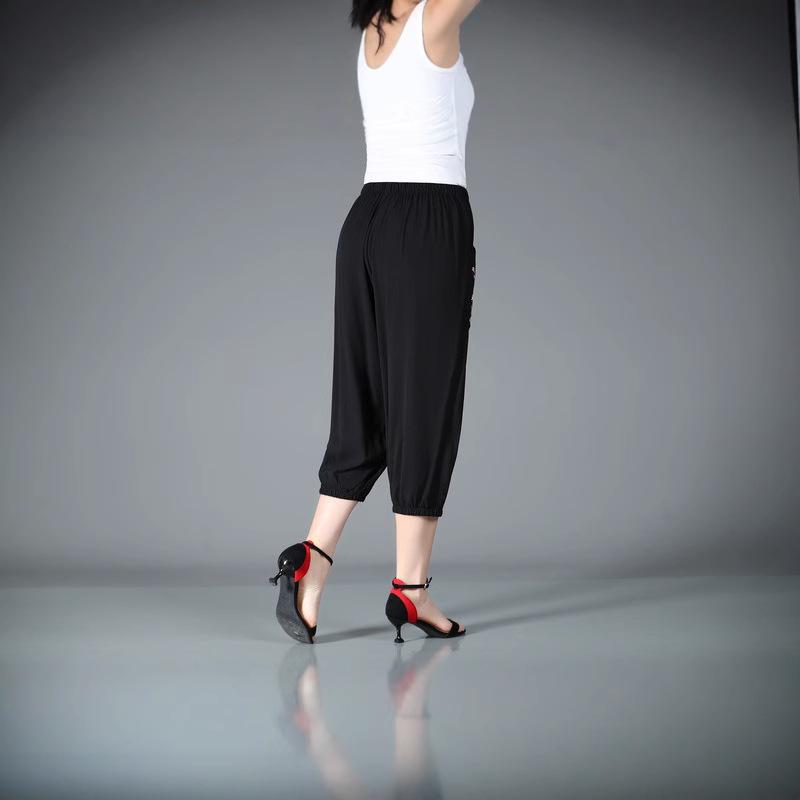 Mom's Summer Embroidered Cotton Linen Pants - Breathable Casual Fit for Women