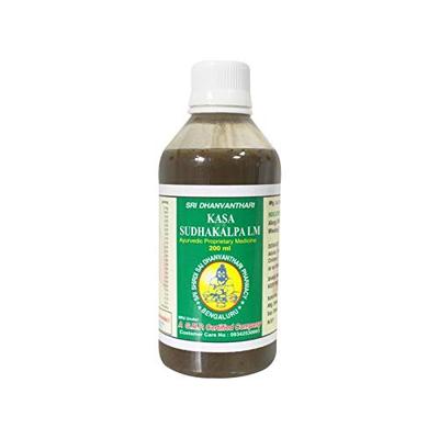 Sri Dhanvanthari Kasa SudhaKalpalm Ayurvedischer Hustensaft 200 ml Kräuterlinderung für Erwachsene