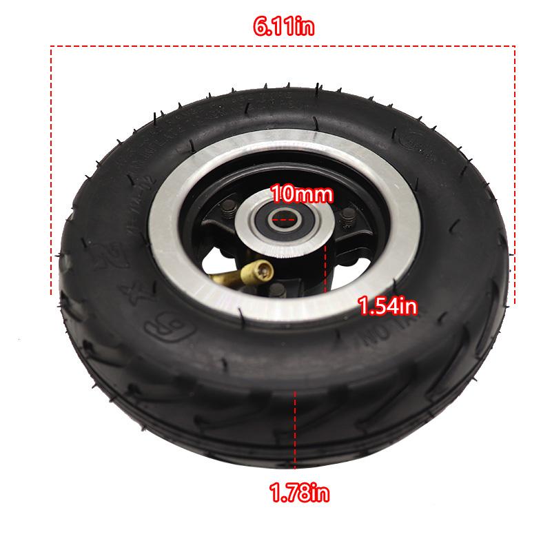 6X2 Dolgu Lastikler 6 İnç Scooter Lastiği İç Lastik Seti 150x50 Elektrikli Scooter Tekerlekli Sandalye Kamyonet Elektrikli Scooter F0 Pnömatik Lastikler