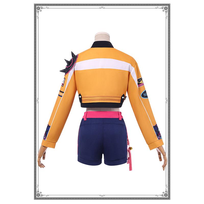 Anime Figures K-pop Demon Hunters Rumi cosplay Costume Halloween Uniform Carnival Party Adult Coat Skirt For Woman