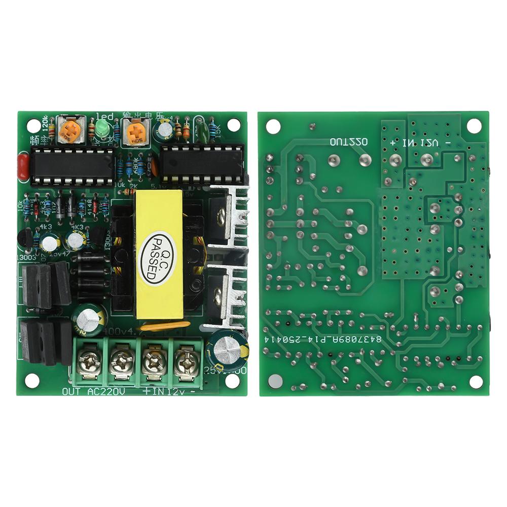 Modul Invertor DC 12-14.5V la AC 220V 50Hz Transformator Step-Up DC-AC 50-100W pentru Motor Ventilator Casnic și Electrocasnice Mici
