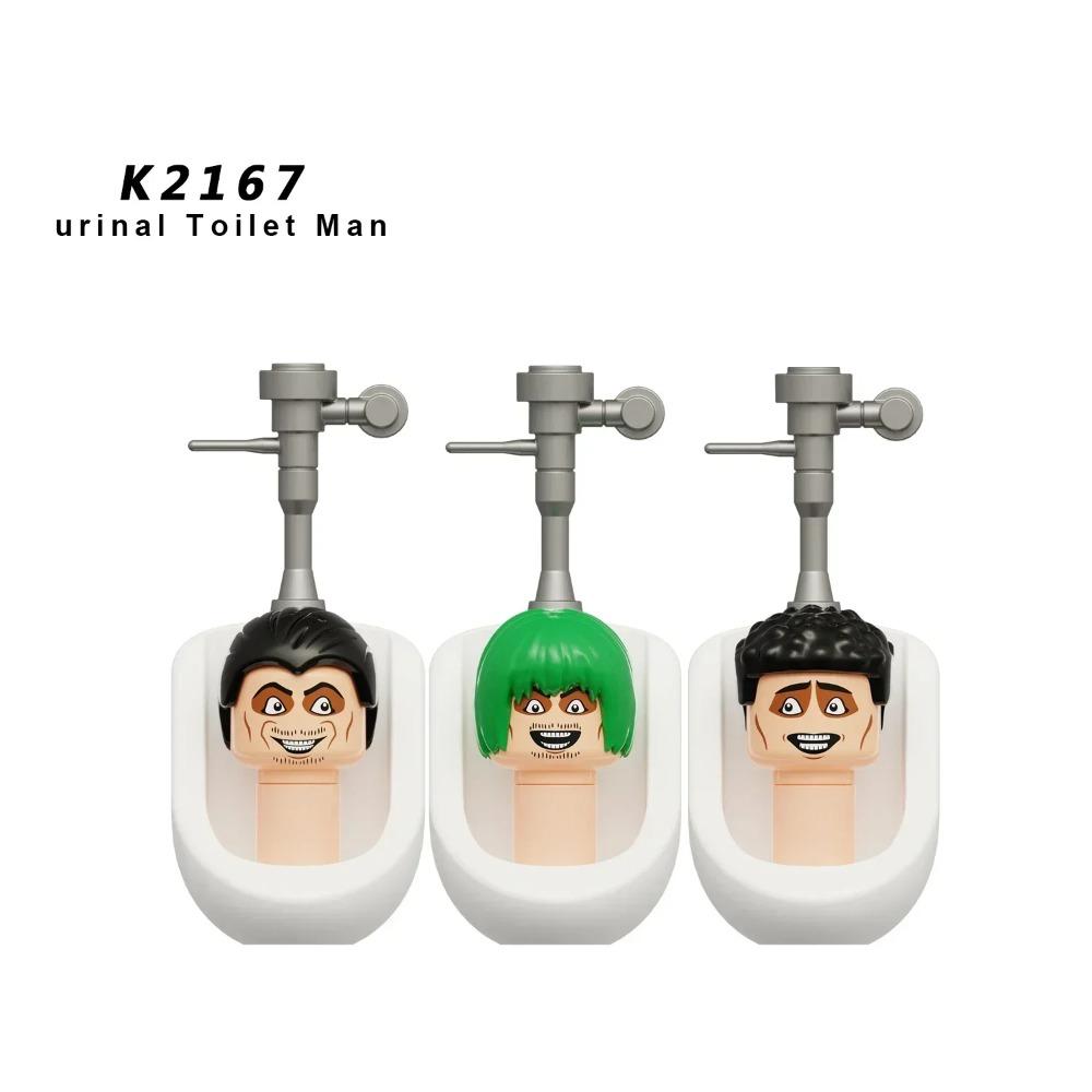 New KDL DJ Upgrade War-Damaged Skibidi Toilet Man Figures Anime Block Toys TvMan Titan Bricks Model Toy For Kid Birthday Gift