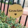 500pcs/rollSpanishGraciasThank You Stickers Envelope Sealing Stickers Baking Gift Packaging Bag Sealing Stickers Holiday Decorat