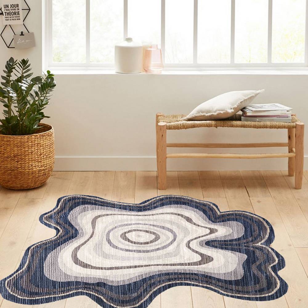 

Mosimoso Home L005 Digital Printed Dot Sole Laser Cut Carpet 100x100 cm разноцветный