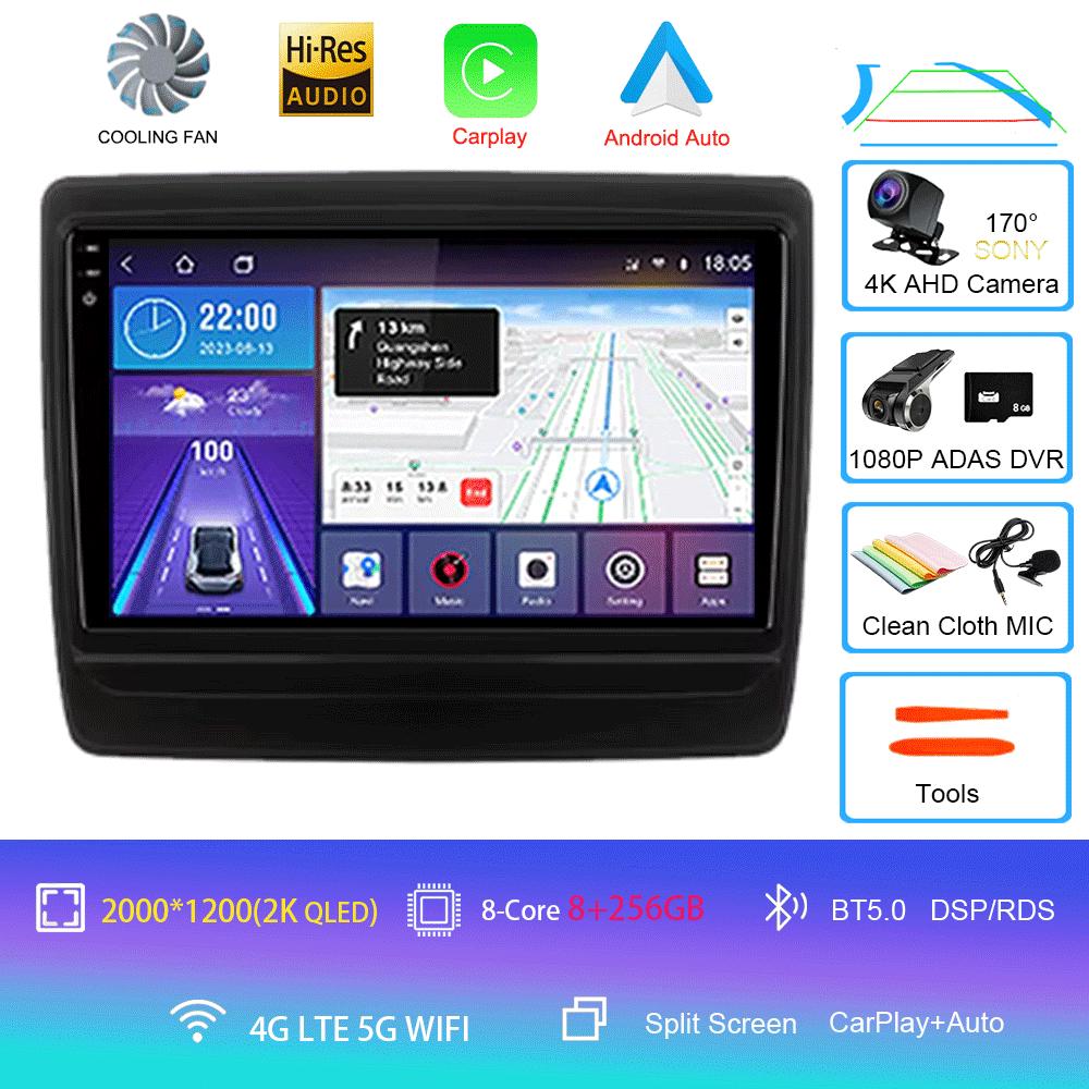 For Isuzu DMAX 2020 2021 2022 8 Core Android 14 Car Radio Video Player GPS Stereo CarPlay 8G 256G No 2din Navigator Screen