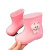 Cartoon Baby Non-Slip Waterproof Rubber Rain Boots - Cute Toddler Shoes