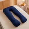U-Shape Pregnancy Pillow Full Body Pillow for Pregnant Women, 130x70cm Crystal
