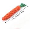 Carrot Shape Dog Toy,100%Cotton Rope Knot for Teething Relief, Safe Dental Cleaning & Indoor Play for Small Medium Dogs and Cats