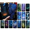 Nocny Motyl Leśny Drzewo Księżyc Etui na Telefon Dla Samsung A35 A55 A54 A15 A25 A05s A05 A22 A24 A52 A33 A34 M34 M14 M54 M23