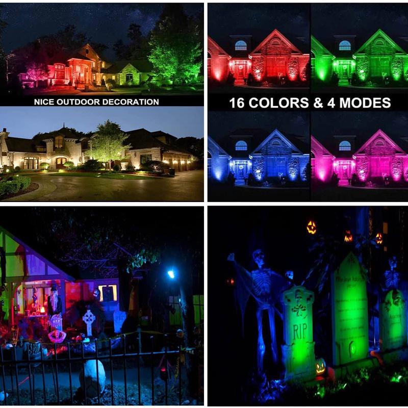 Cross-border RGBW 12V Low-voltage In-ground Dimmable Garden Light