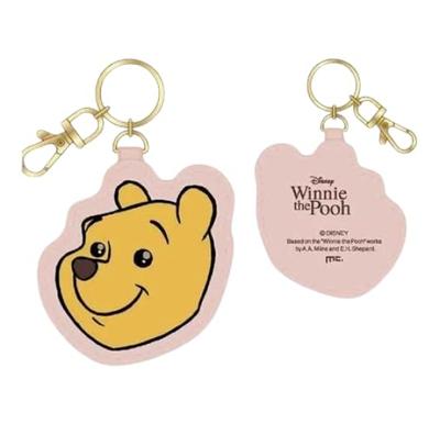 Marimo Craft Winnie the Pooh Funny Face Series Sagara W61 X H62mm Keychain, Pink, (MCPH-238)