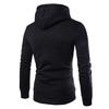 Herren Langarm Patchwork Hoodie Kapuzenpullover Top T-Shirt Oberbekleidung Bluse