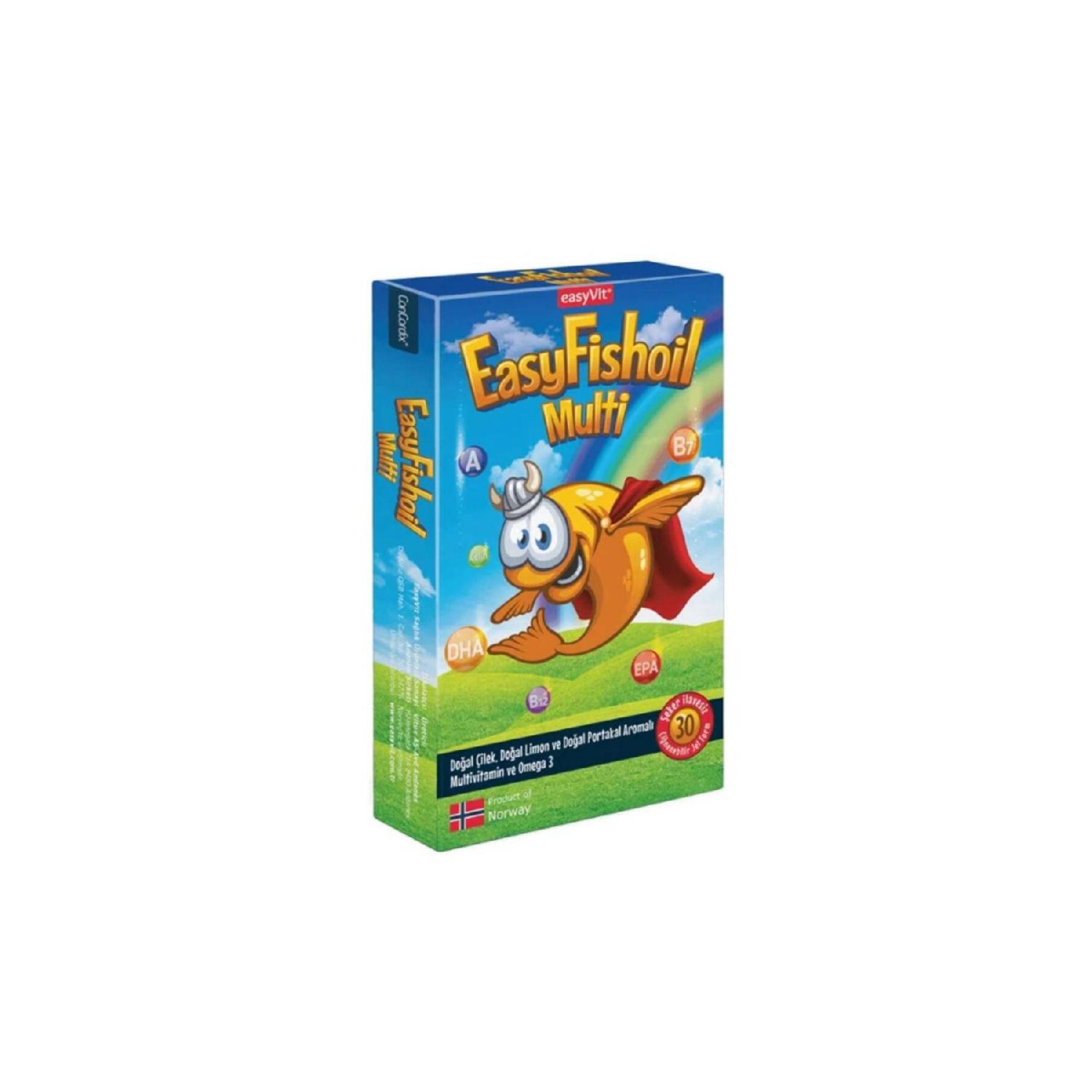 

Easyfishoil Multi Fish Oil Can Be Chewable 30 Gel