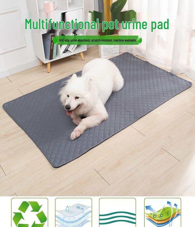 Washable Non-Slip Pet Urine Pad: Absorbent, Quick-Dry, Reusable Dog & Cat Training Diaper