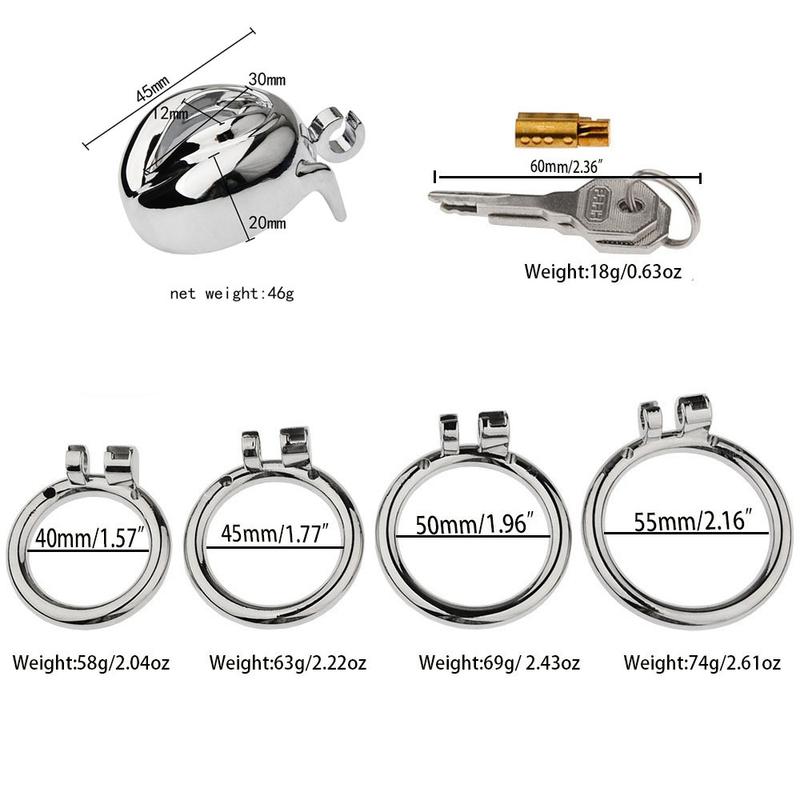 Metal Pussy Male Chastity Device Sissy Cock Cage Erotic Urethral Lock Penis Rings BDSM Adult Sex Toys for Men Chastity Belt