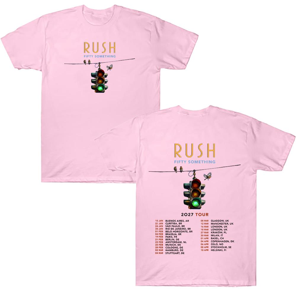 FIFTY SOMETHING Tour 2027 T-shirts RUSH Band Merch Fashion Clothing Gift All Fans T Shirt Summer New Men and Women Cotton Tops