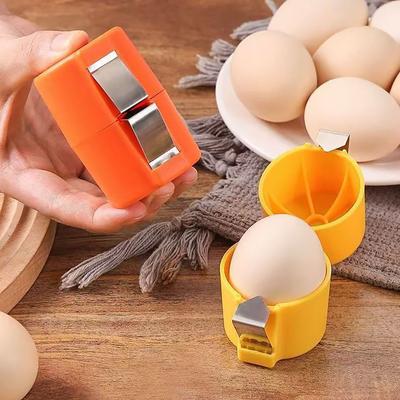 Yumurta Kabuğu Açacağı Taşınabilir Yumurta Açacağı Mutfak El Tipi Yumurta Kabuğu Kırıcı Ev Tipi Pres Yumurtalar Yumurtalar Açık Kabuk Ayırıcı