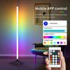 Color Changing Corner Ambience Lamp Remote Control LED Floor Lamp  For Bedroom Living Room