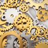 15pcs Stainless Steel Mechanical Steampunk Cogs Gears Clock Hour Hand Pendant Necklaces Bracelets Charm DIY Jewelry Making Decro