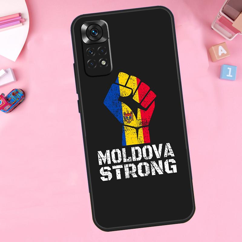 Moldova Flag Case For Xiaomi Redmi Note 12 11 10 9 8 Pro 12S 11S 10S 9S 8T 10A 10C 9A 9C 9T 12C Cover