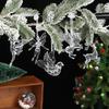 Christmas Decoration Ornaments - Transparent Snowflake Pendant, Christmas Tree Pendant, Exquisite Christmas Hanger Decoration