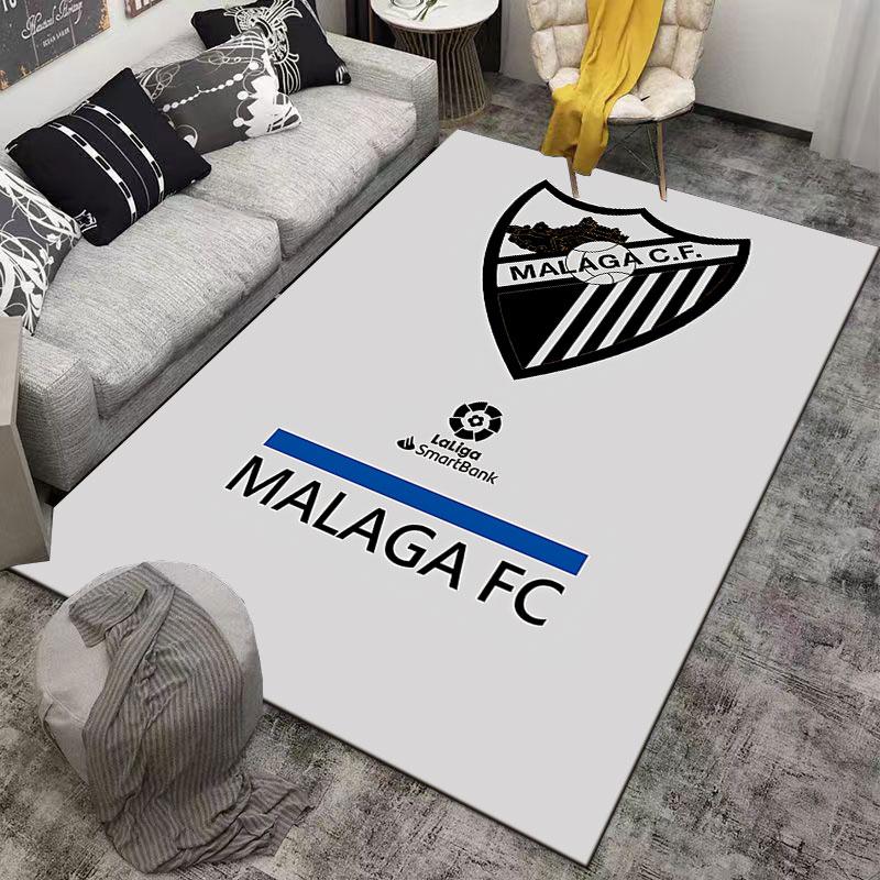 Malaga FC Carpet Design suitable as a non-slip mat for the living room or bedroom sofa