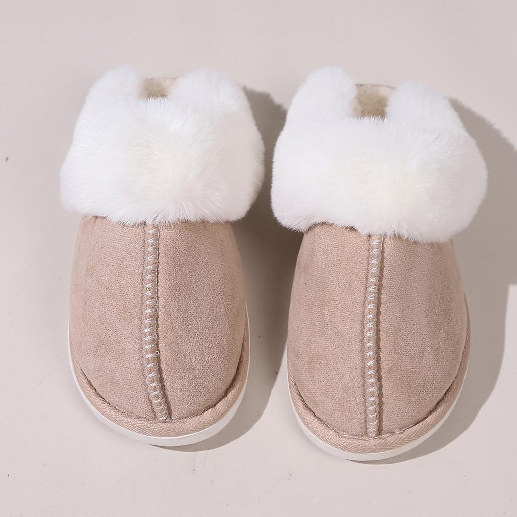 Mao Mouth Slippers, Temxiyin Home Non-slip Bottom Fashion Simple Mao Hair Slippers Cotton Slippers Women