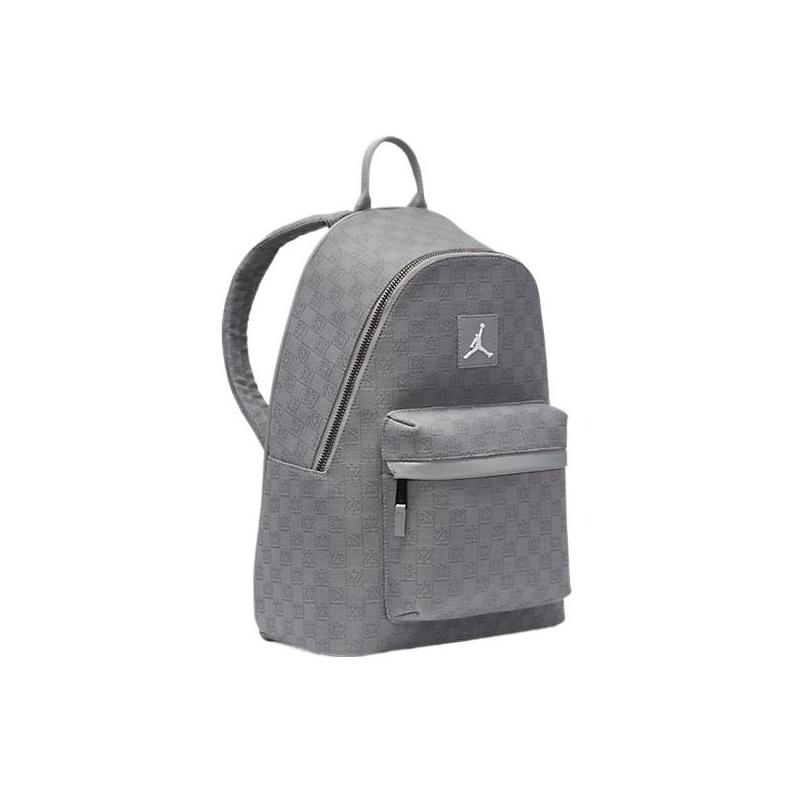 Jordan Interwoven Letter Polyester Backpack Unisex Backpacks Gray FJ6784-015