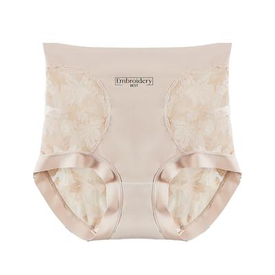 Damen Spitze Desire Sexy Extra Lang Feile Antibakteriell Bauchweg Hohe Taille Spitzen-Slips
