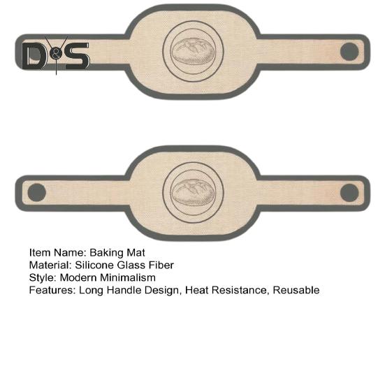 Hollanda Fırını için 2 Adet Silikon Ekmek Askısı Isıya Dayanıklı Ekmek Pişirme Matı Ekşi Mayayı Aktarmak İçin Uzun Saplı Yeniden Kullanılabilir Ekmek Askısı