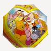 Winnie-the-Pooh Themed Automatic Opening and Closing Umbrella, Brightly Colored 8-rib Portable Umbrella, Suitable for Men and Women, A Perfect Gift Fo