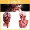 Bw Gy-a019 Long Tongue Monster Latex Bald Tyrant Headgear Halloween Horror Mask