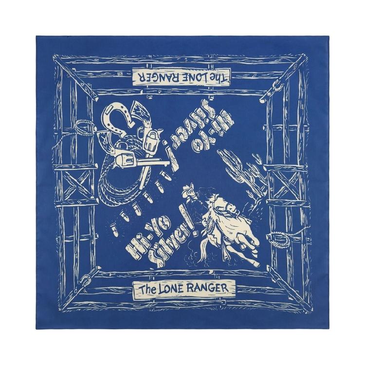 Western Pattern Headscarf Bandanas Hiphop Head Scarf Music Festival Headwrap Cycling Dancing Head Scarf Handkerchief