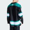 Adidas All Blacks Ice Hockey American Sports Knitted Long Sleeve Rugby Shirt Men tops JL8045