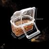 Y3NA Transparent Bird Supplies Bird Cage Feeder Plastic Easy to Use and Clean Durable