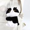 Adorable Kitty Clip Holder Multifunctional Fabric Cats Clip Pendant Keychain for Holding Small Objects in Place
