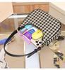 Retro Houndstooth Shoulder Handbag [KKAERDIYA] Bag, Women's