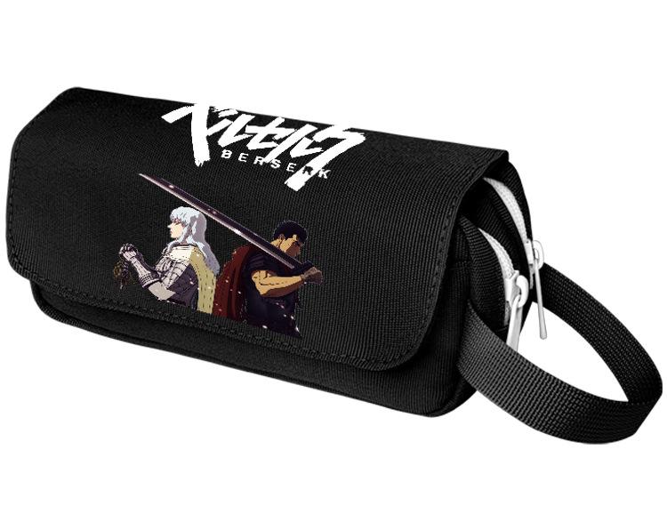Piśmienne etui na długopisy z zamkiem błyskawicznym Cartoon Pen Case Anime Berserk School Supplies