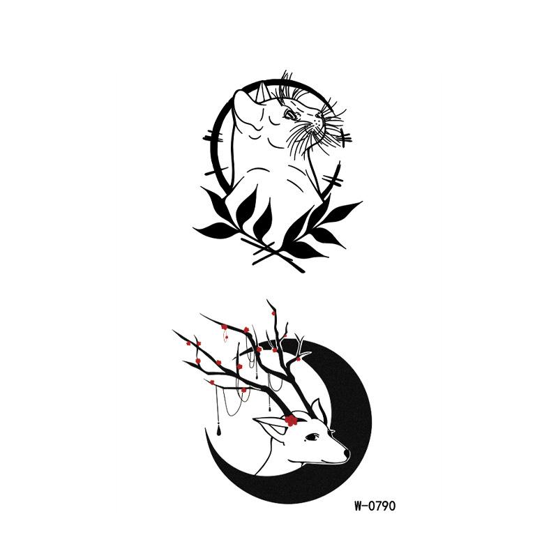 Beauty Stickers Cartoon Tattoo Stickers Children Cute Animals Waterproof Tattoo Stickers Temporary Holiday Party