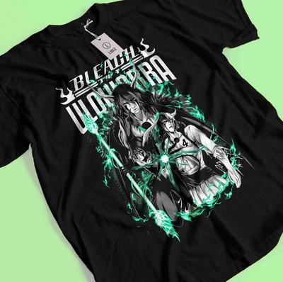 T-shirt Ulquiorra Bleach Anime T-Shirt Espada N 4 Maglietta Ichigo Bankai Tee Aizen