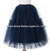 Women's 5-Layer Mesh Midi Fluffy Skirt - Summer Gauze Half Skirt