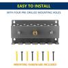 Space Saving Stainless Steel Pressure Washer Accessory Holder Wall Mount Storage Rack for Guns Foam Cannons Nozzles