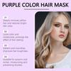 1PC Keratin Purple Care Hair Mask Nourishes And Moisturizes Dry And Frizzy Hair, Making It Smooth An