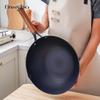 FINSYBO Nitrided Iron Wok with Spatula Set