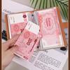 1Pcs Storage Financial Savings Wallet Get Rich Cash Savings Book Collection Souvenir Book Cash Storage Bag