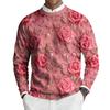 Herren Rundhals Langarm Rippstrick Pullover