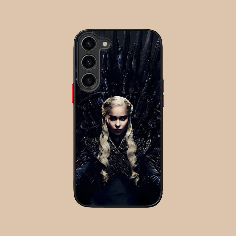 Dragon Queen Silicone Mobile Phone Case for Samsung Galaxy S26 S25 S24 S23 S22 S21 Plus FE Ultra Colorful Cover