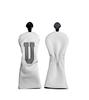 Waterproof golf headcover for drivers and UT numbercover (440cc, 460cc), woods, utilities, clubs, (white #5)
